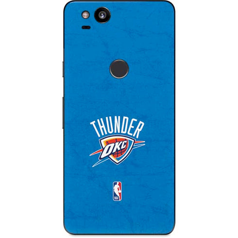 NBA OKC Thunder Distressed Google Pixel 2 Skin